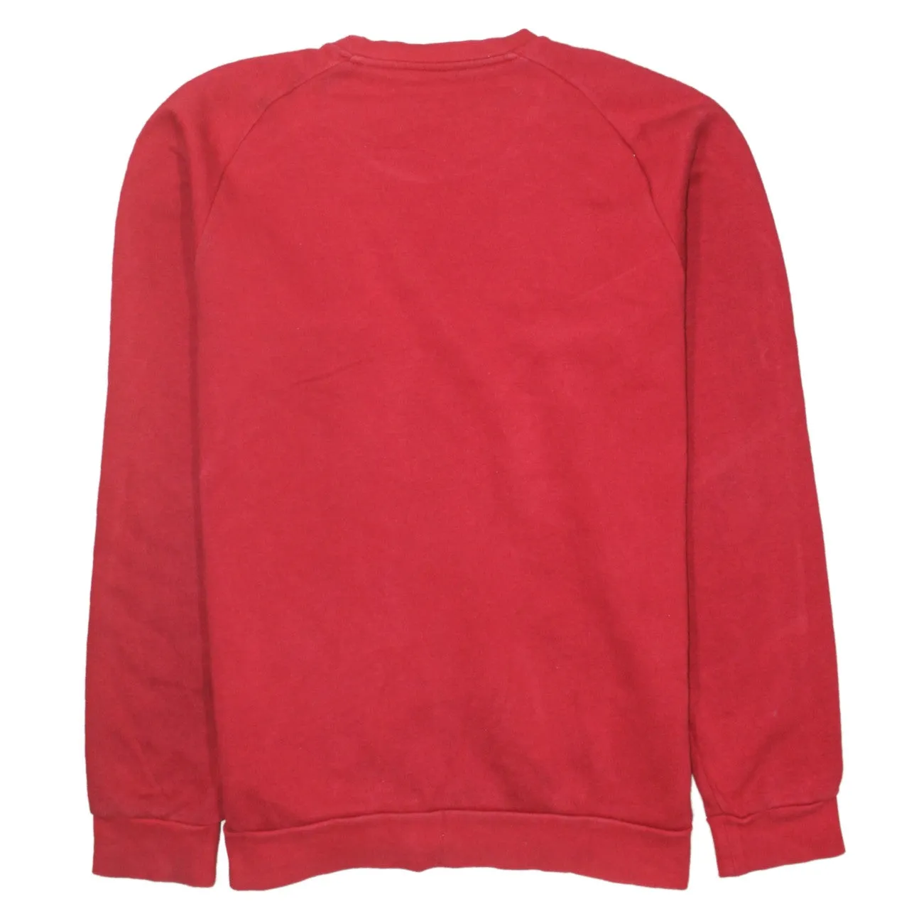 Adidas Burgundy Red Sweatshirt Women's Medium Embroidered Logo Piping Crewneck Pullover Top sold by Vintage Club product image thumbnail 2