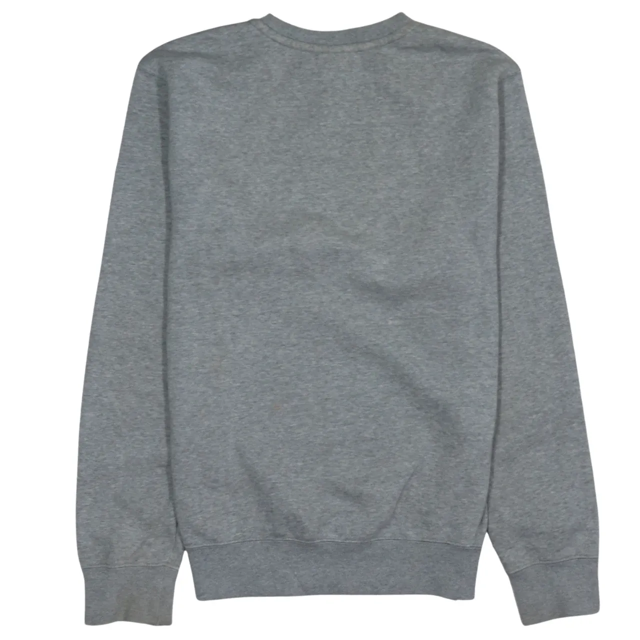 Nike Grey Crewneck Sweatshirt Men's XSmall Embroidered Chest Logo Ribbed Cuffs Pullover Fleece Top sold by Vintage Club product image thumbnail 2