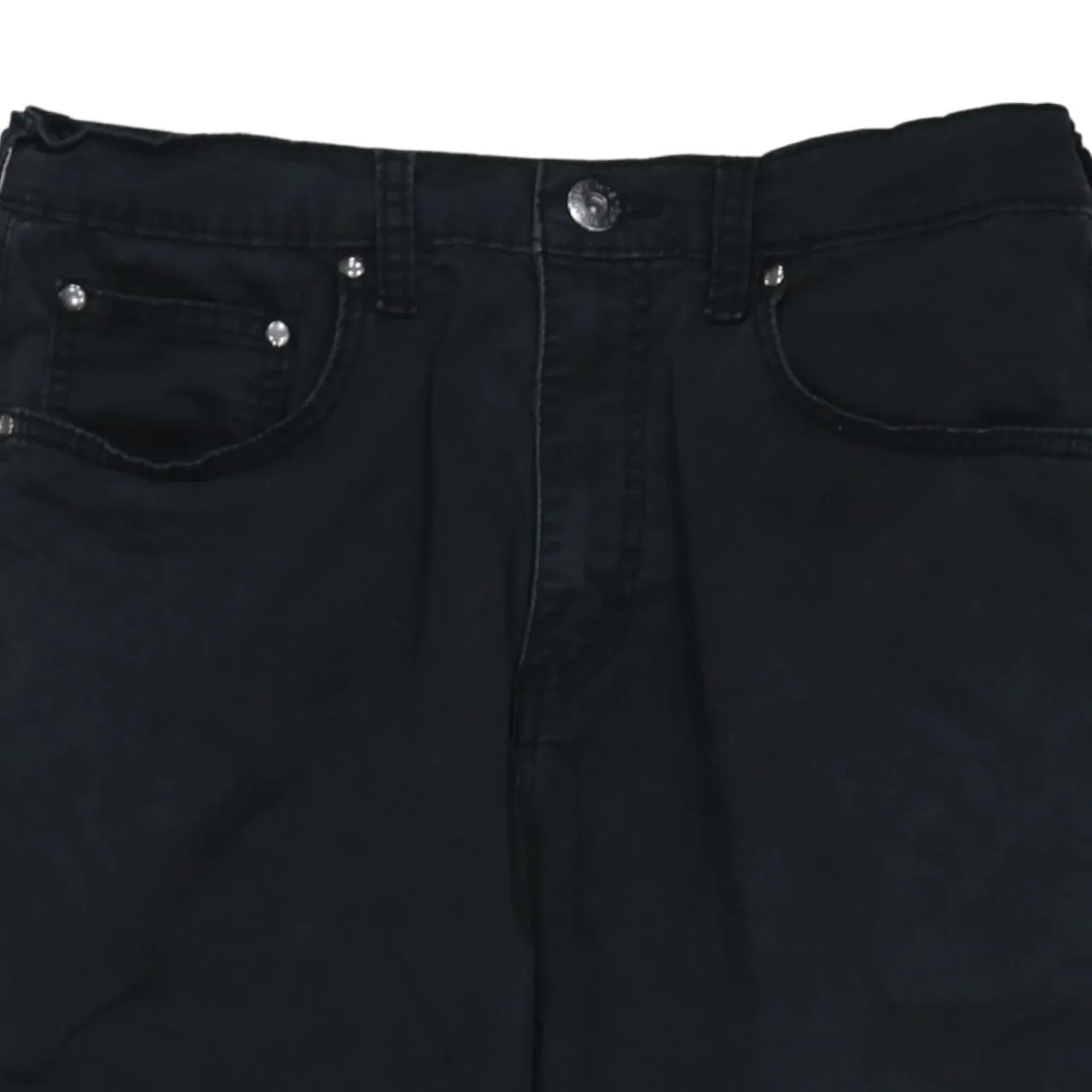 Wrangler Black Jeans Men's W32 L30 Five Pocket Straight Leg Faded Workwear Trousers sold by Vintage Club product image thumbnail 3