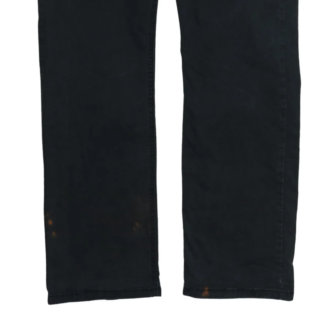 Wrangler Black Jeans Men's W32 L30 Five Pocket Straight Leg Faded Workwear Trousers sold by Vintage Club product image thumbnail 4