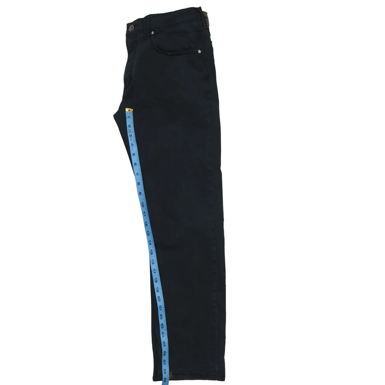 Wrangler Black Jeans Men's W32 L30 Five Pocket Straight Leg Faded Workwear Trousers sold by Vintage Club product image thumbnail 5