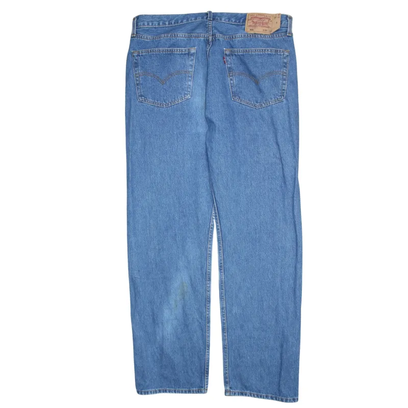 Levi Strauss &Co Light Blue Jeans Pants Men's W38 Classic 5 Pocket Straight Leg Denim sold by Vintage Club