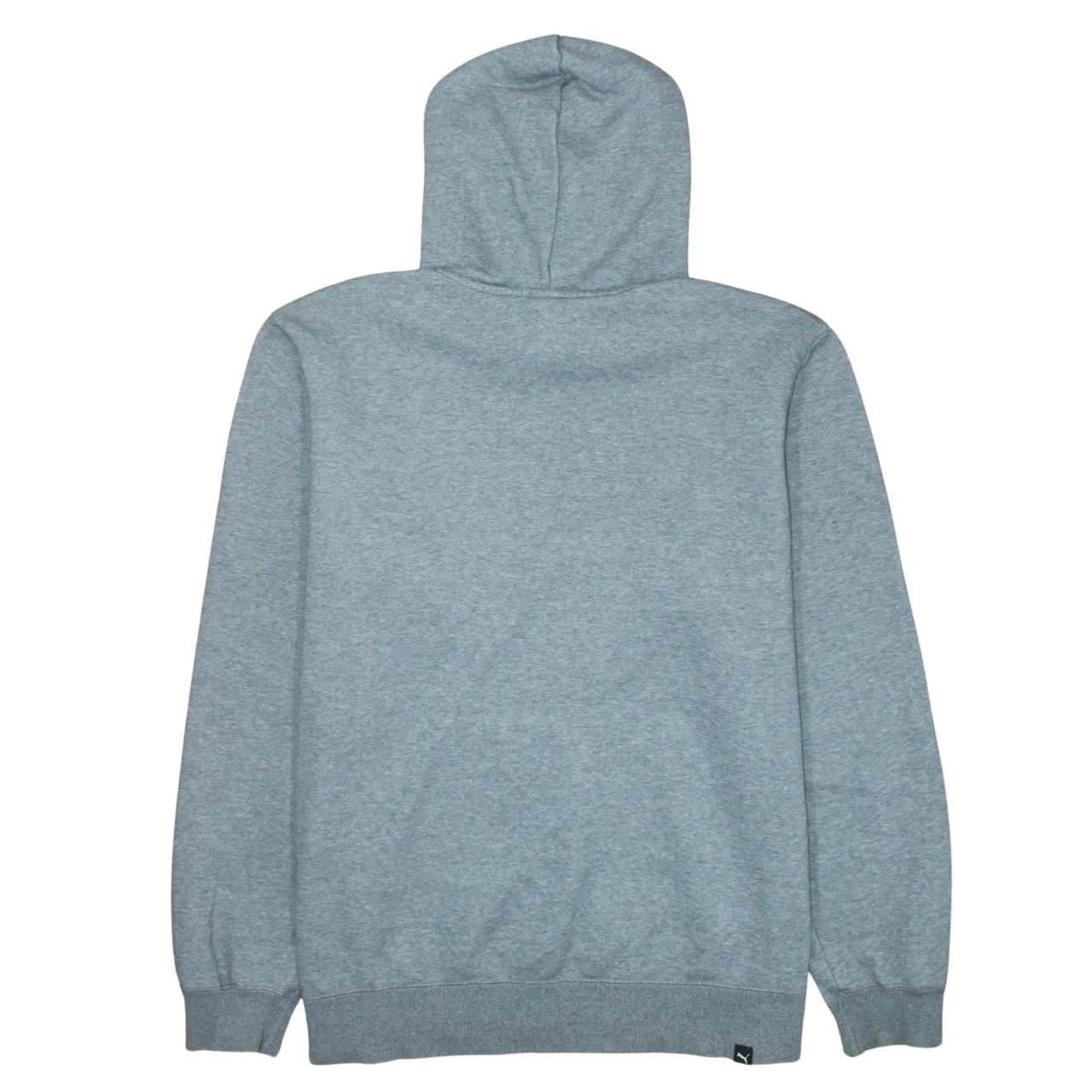 Puma Grey Hoodie Men's XLarge Printed Logo Front Pouch Pocket Fleece Pullover Sweatshirt sold by Vintage Club product image thumbnail 2