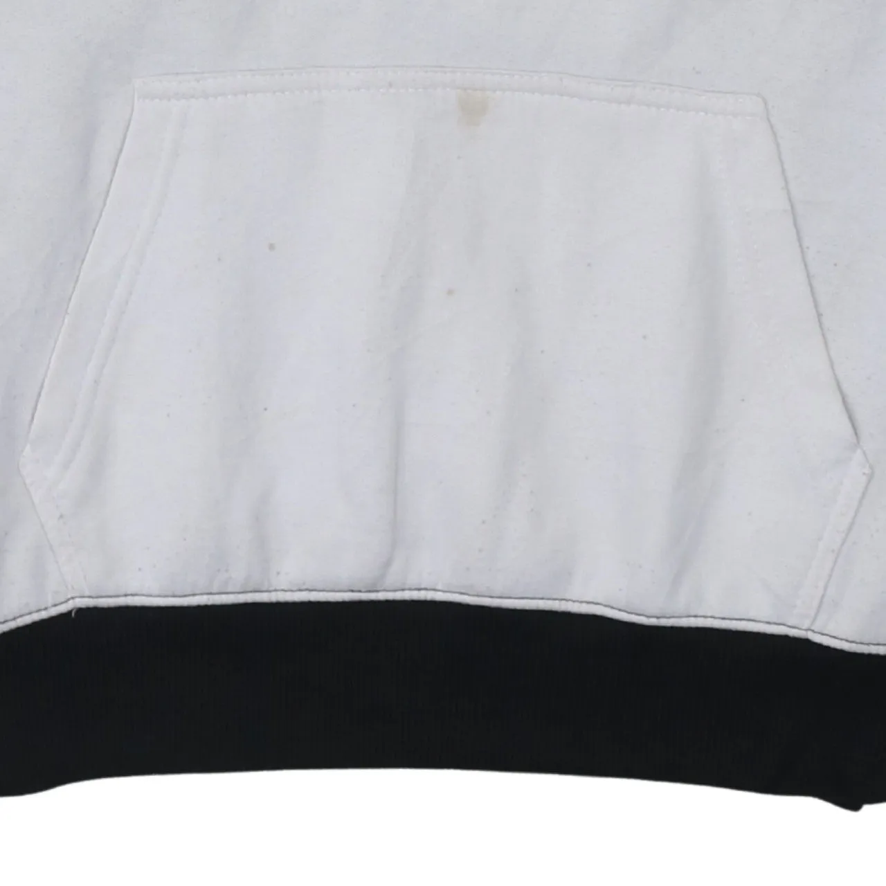 Adidas Black White Hoodie Men’s Large Big Logo Three Stripe Sleeves Pullover Sweatshirt sold by Vintage Club product image thumbnail 4