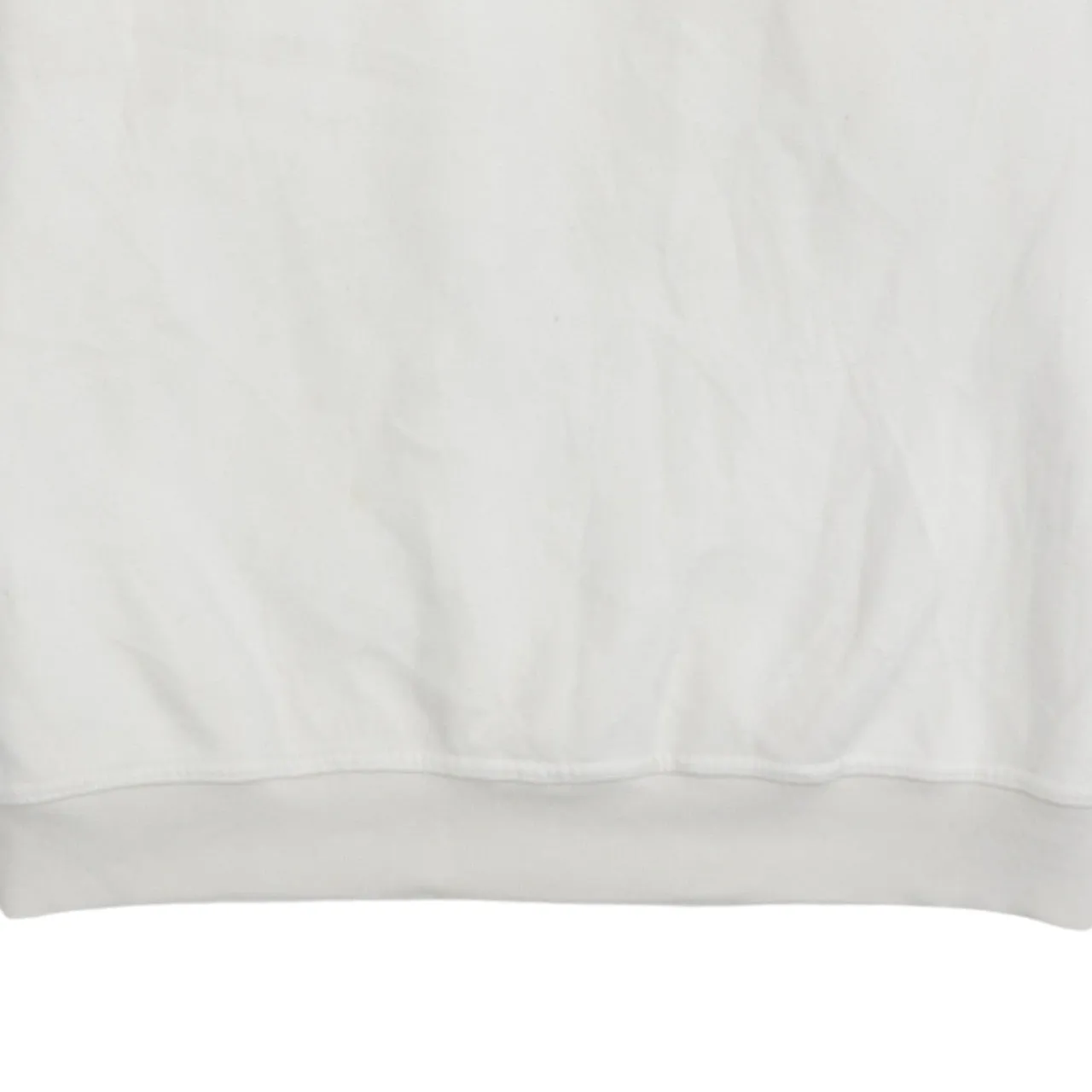 Adidas Cream White Sweatshirt Men's Large Embroidered Chest Logo Crewneck Pullover Jumper sold by Vintage Club product image thumbnail 4