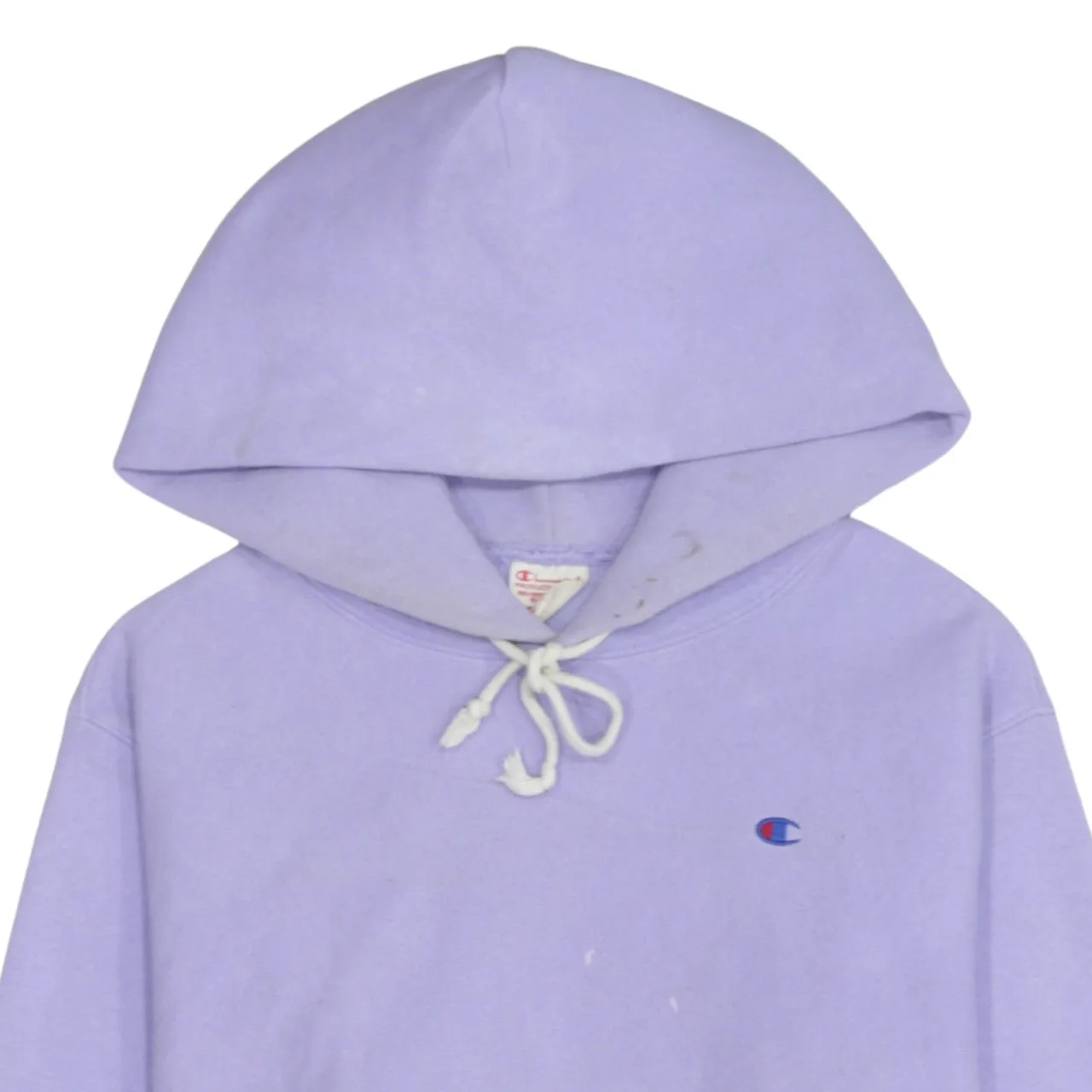 Champion Lilac Hoodie Men's Medium Embroidered C Logo Front Pocket Pullover Sweatshirt sold by Vintage Club product image thumbnail 3