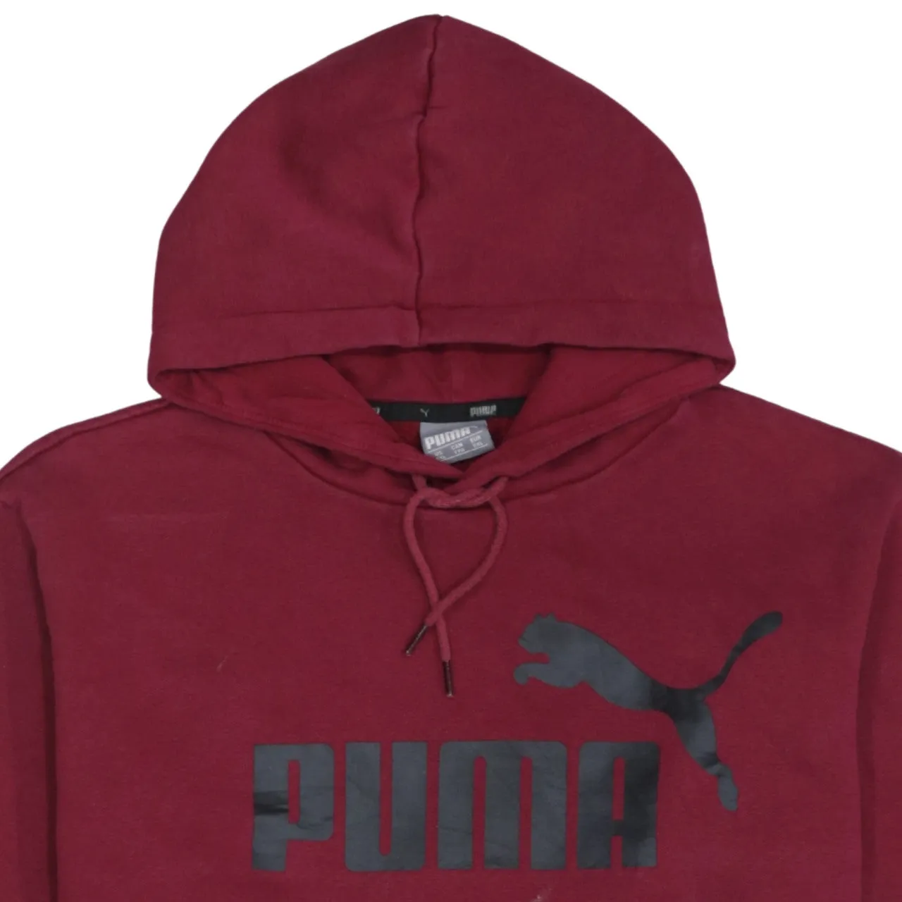 Puma Burgundy Red Hoodie Women’s XXLarge Printed Logo Front Pocket Pullover Sweatshirt sold by Vintage Club product image thumbnail 3