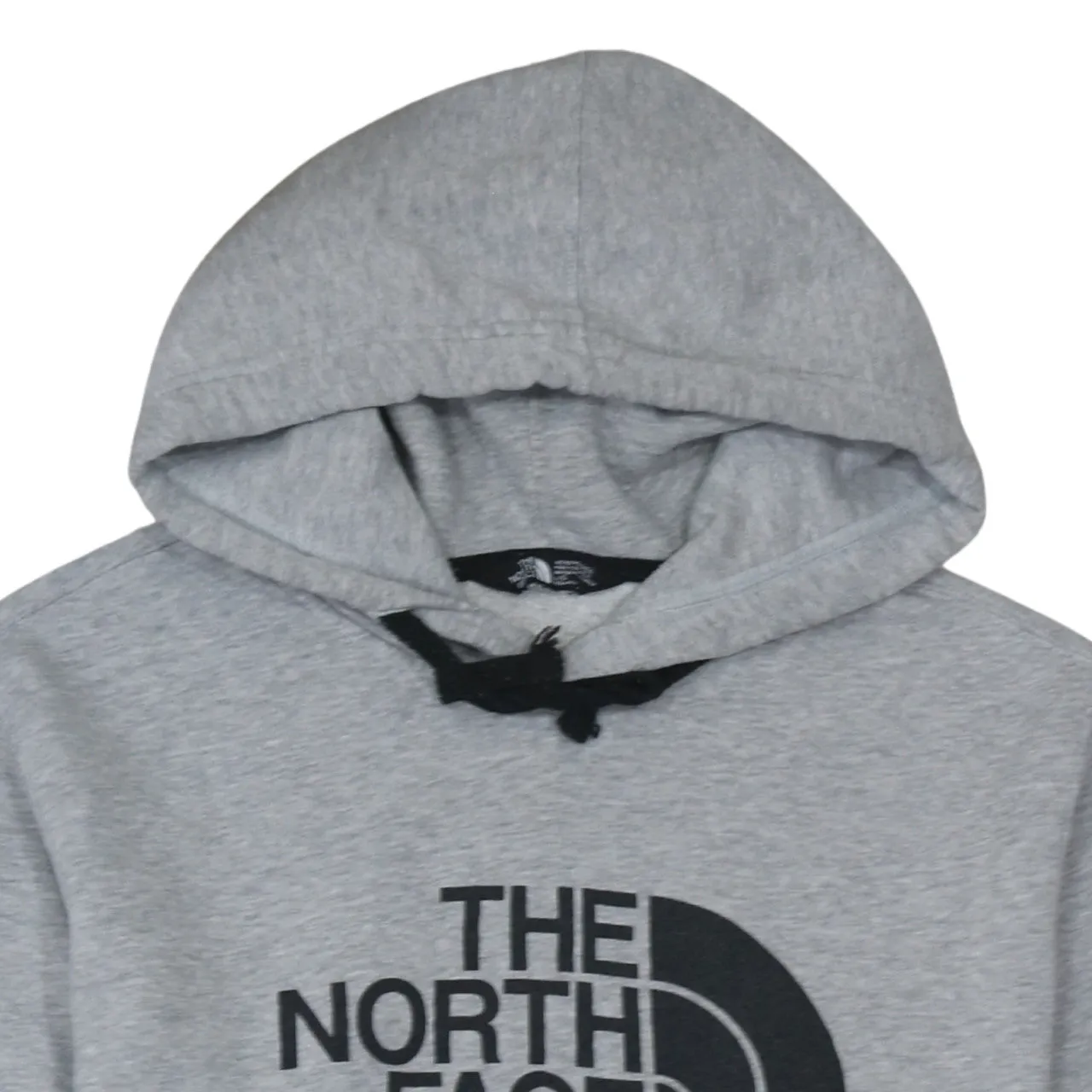 The North Face Grey Hoodie Men's Large Printed Logo Front Pocket Pullover Sweatshirt sold by Vintage Club product image thumbnail 3