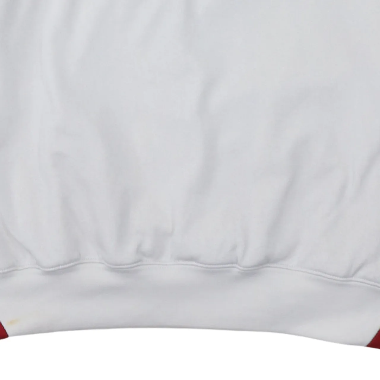 Umbro White Red Sweatshirt Men's Large Script Logo Contrast Panels Crewneck Pullover Top sold by Vintage Club product image thumbnail 4