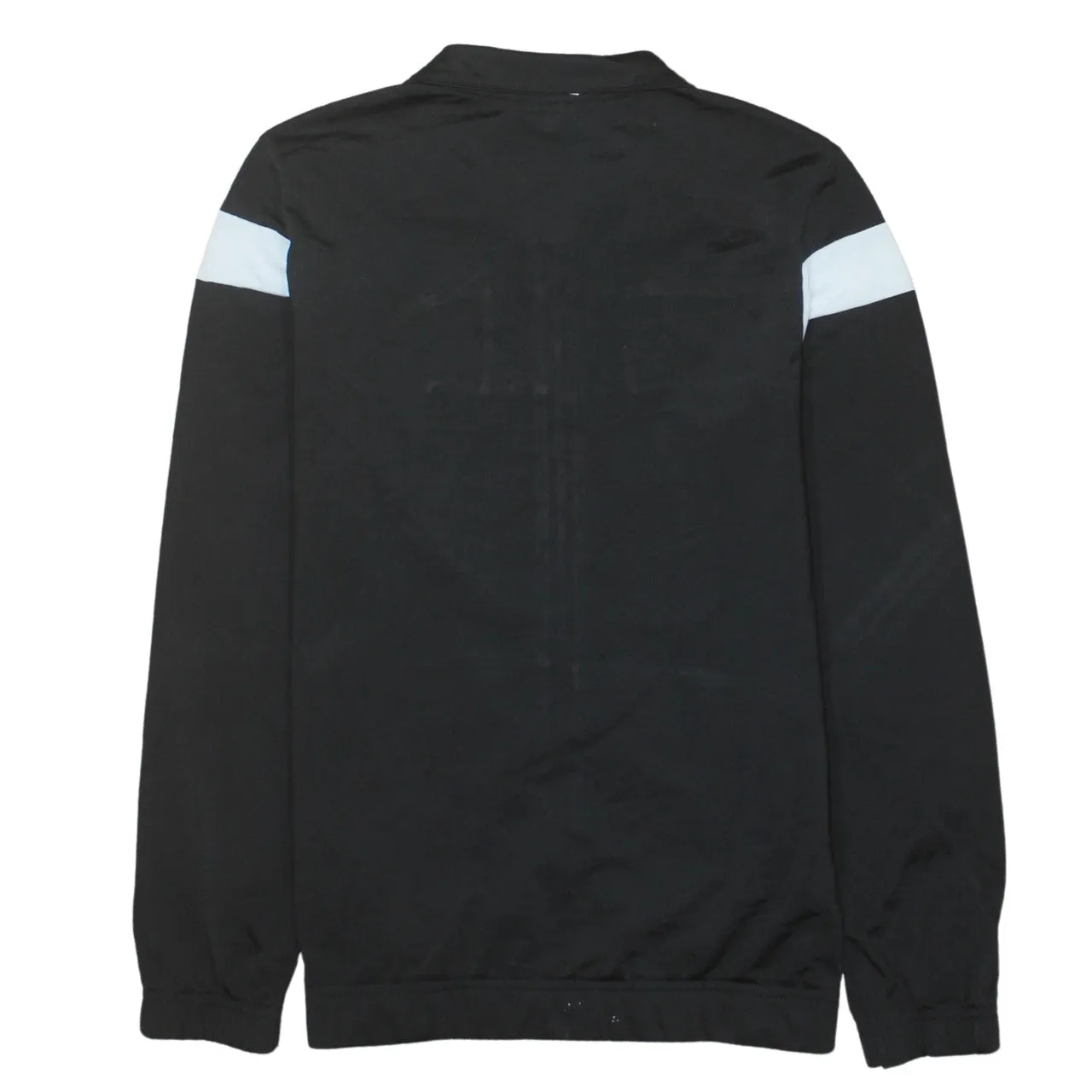 Puma Black Track Jacket Women’s Large White Chest Stripes Printed Logo Zip Up Top sold by Vintage Club product image thumbnail 2