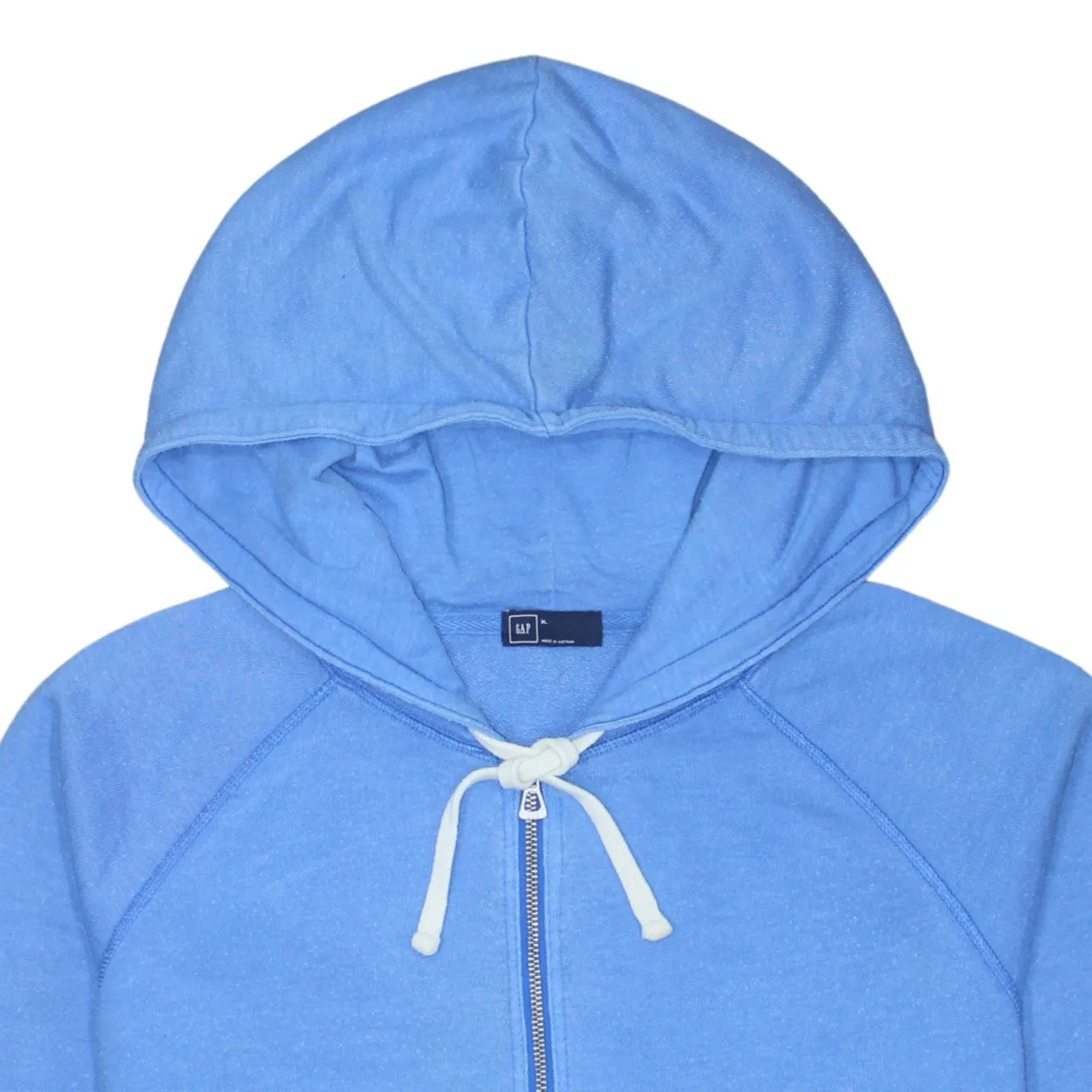 Gap Light Blue Hoodie Women’s XLarge Full Zip Drawstring Hood Front Pockets Casual Sweatshirt sold by Vintage Club product image thumbnail 3