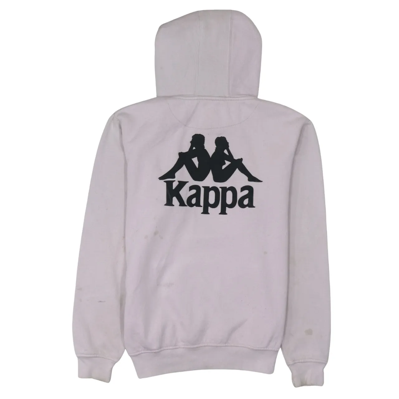 Kappa Light Pink Hoodie Men's Medium Printed Logo Front Back Pullover Sweatshirt sold by Vintage Club product image thumbnail 2