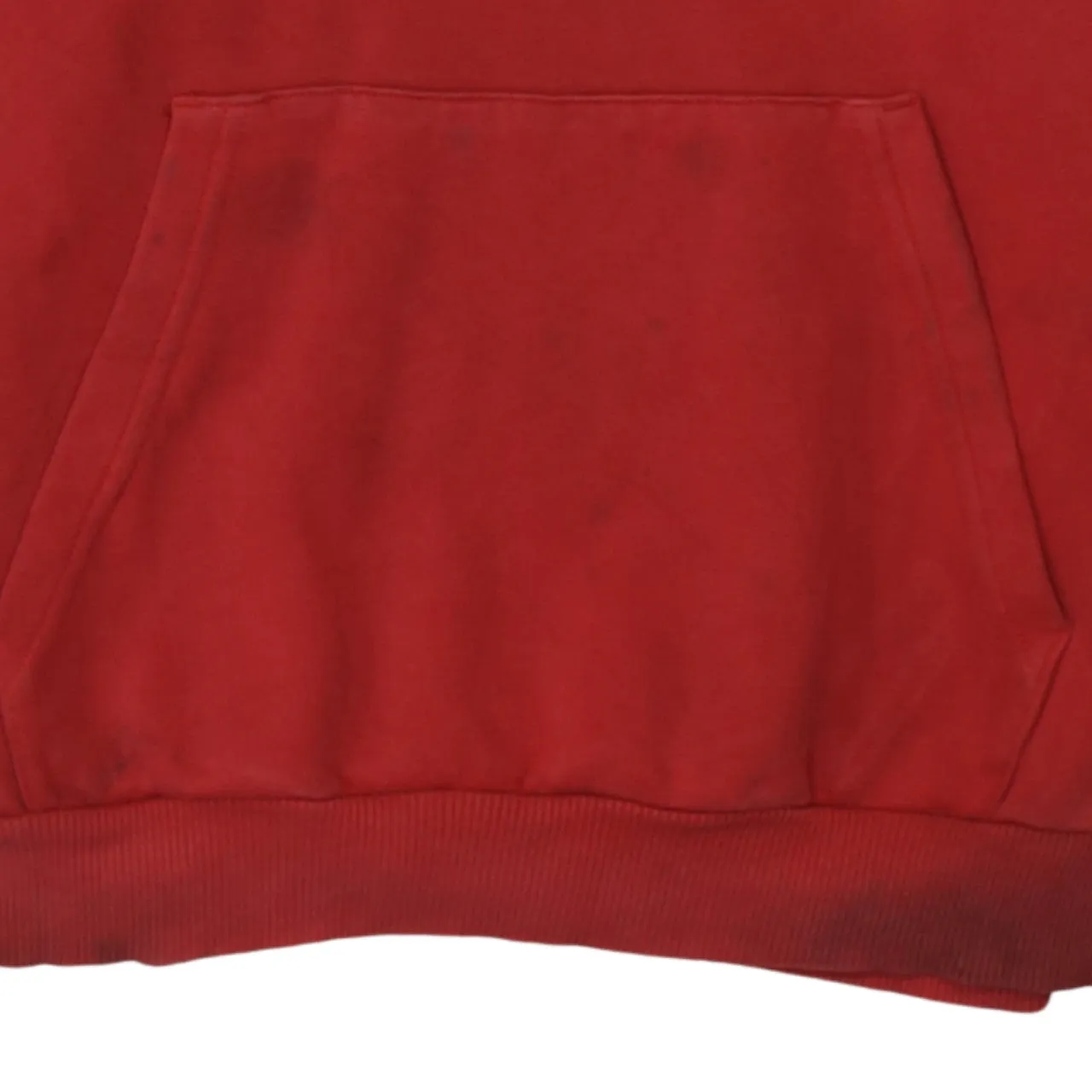 Puma Red Black Hoodie Men's Small Printed Logo Pouch Pocket Raglan Sleeves Sweatshirt sold by Vintage Club product image thumbnail 4