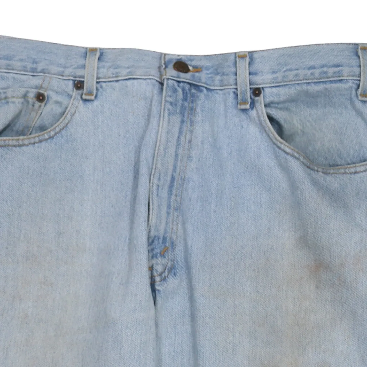 Levi Strauss &Co Light Blue Jeans Men's 36 Relaxed Fit Distressed Stained Denim Trousers sold by Vintage Club product image thumbnail 3