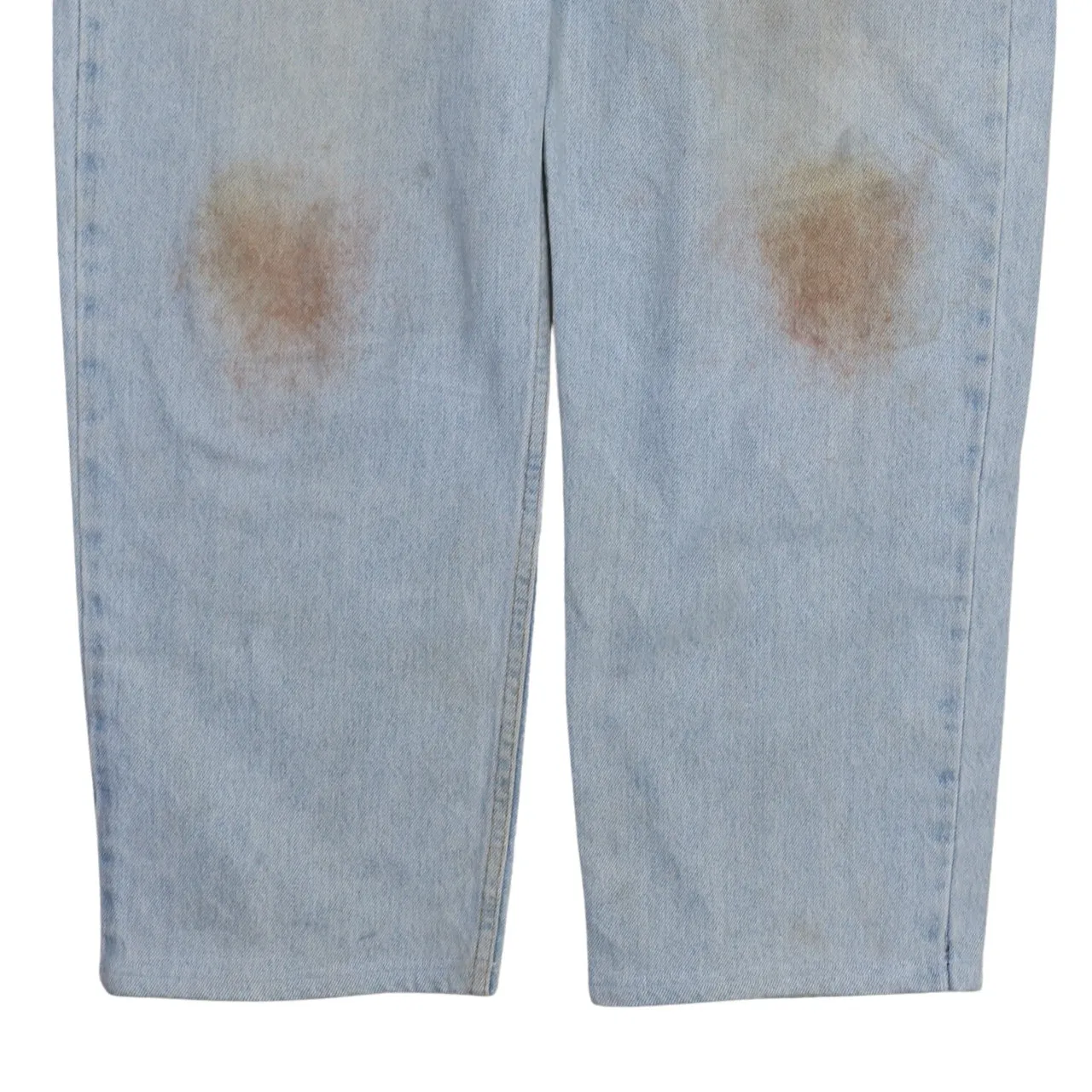 Levi Strauss &Co Light Blue Jeans Men's 36 Relaxed Fit Distressed Stained Denim Trousers sold by Vintage Club product image thumbnail 4