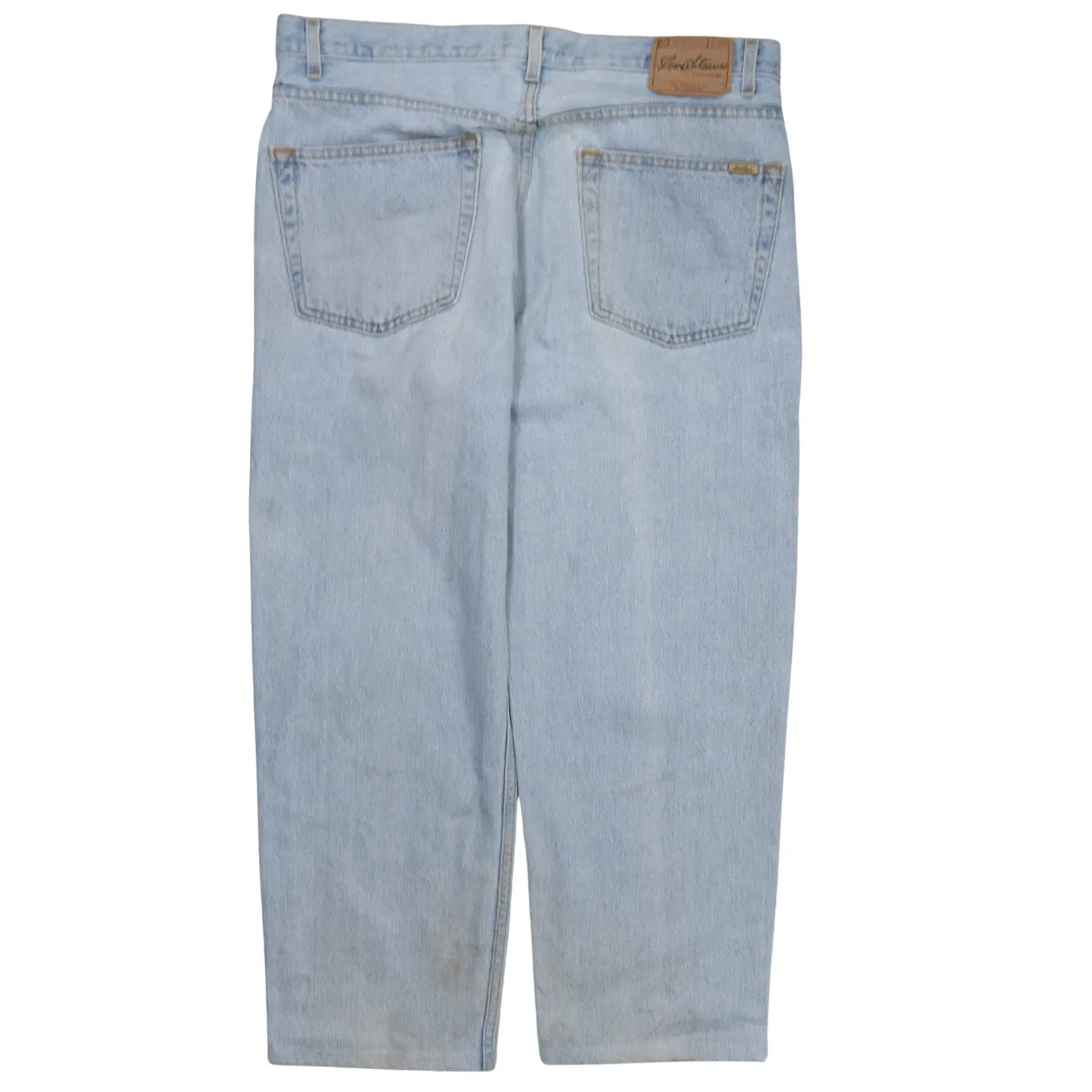 Levi Strauss &Co Light Blue Jeans Men's 36 Relaxed Fit Distressed Stained Denim Trousers sold by Vintage Club product image thumbnail 2