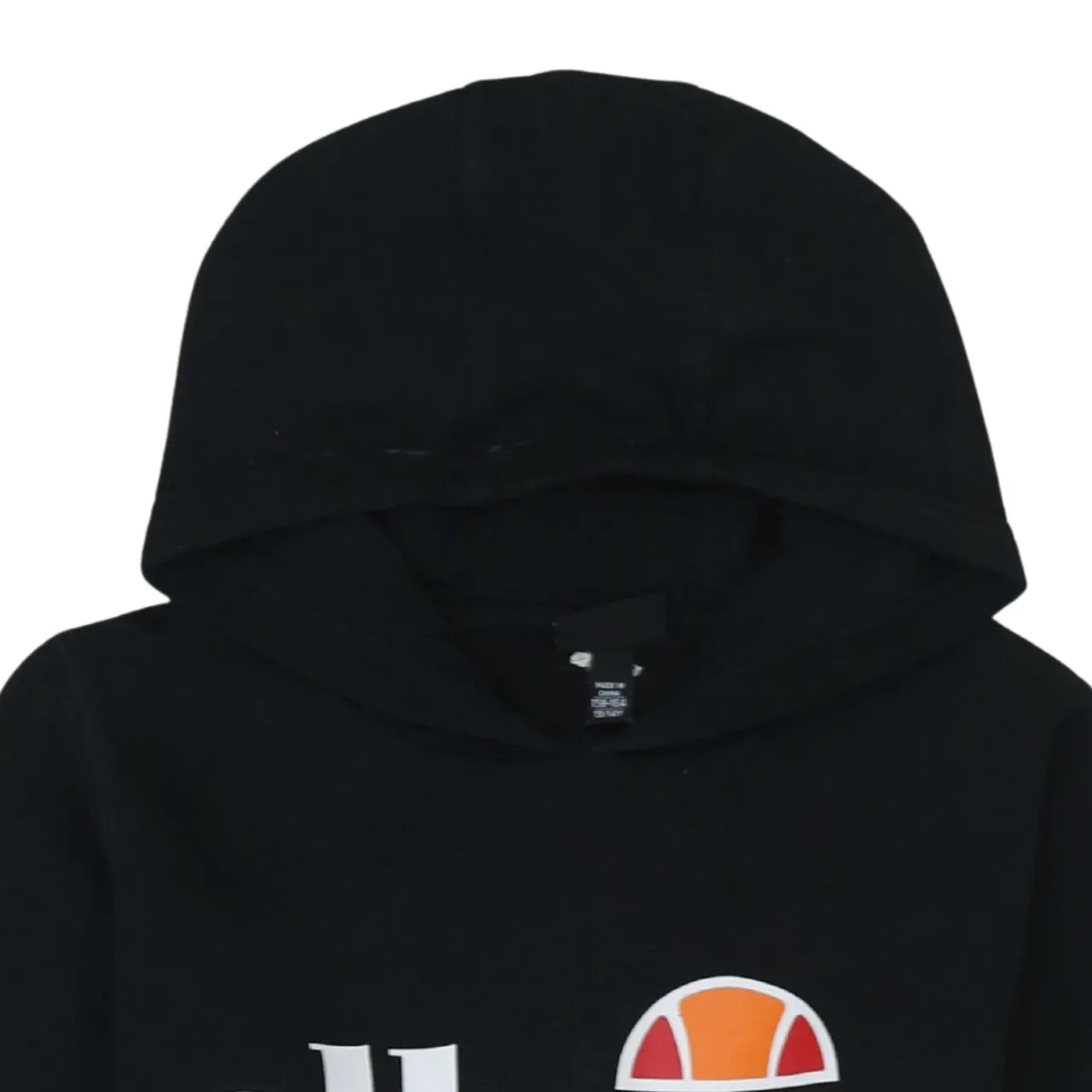 Ellesse Black Hoodie Women’s Medium Printed Front Logo Front Pocket Pullover Sweatshirt sold by Vintage Club product image thumbnail 3