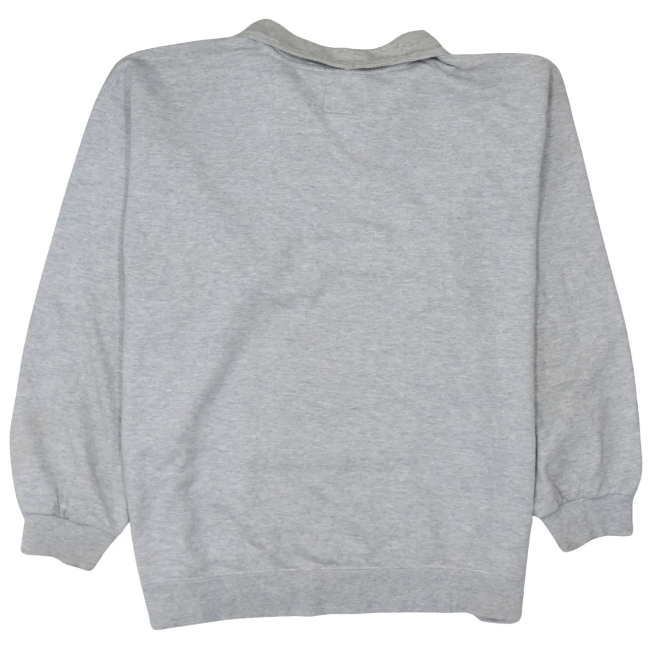 Nike Grey Quarter Zip Sweatshirt Men's XXLarge Embroidered Swoosh Logo Pullover Fleece Top sold by Vintage Club product image thumbnail 2