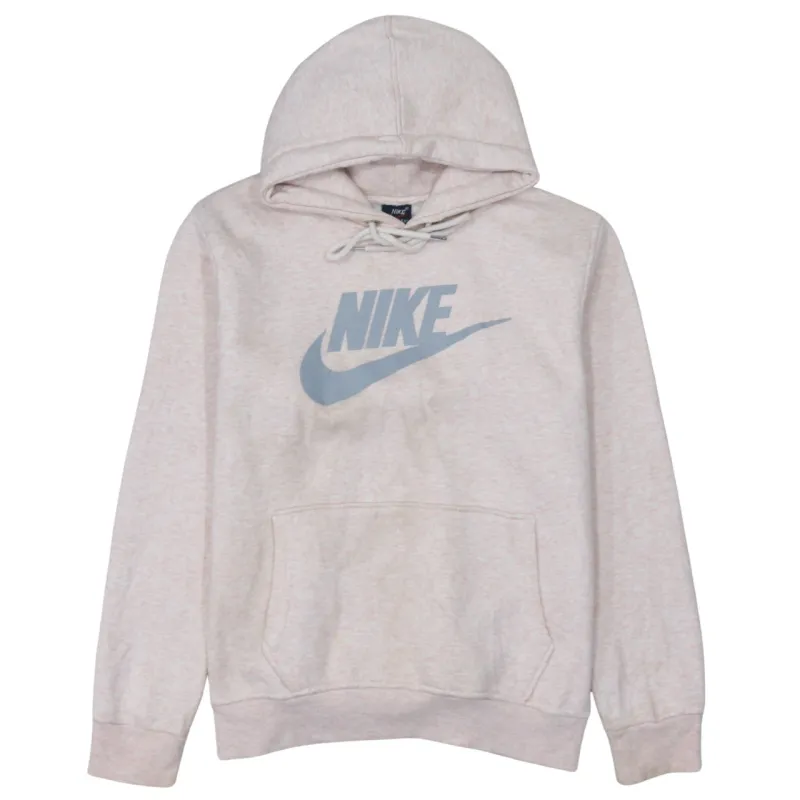 Nike Light Pink Hoodie Women’s XXLarge Printed Logo Fleece Lined Front Pocket Pullover Sweatshirt sold by Vintage Club