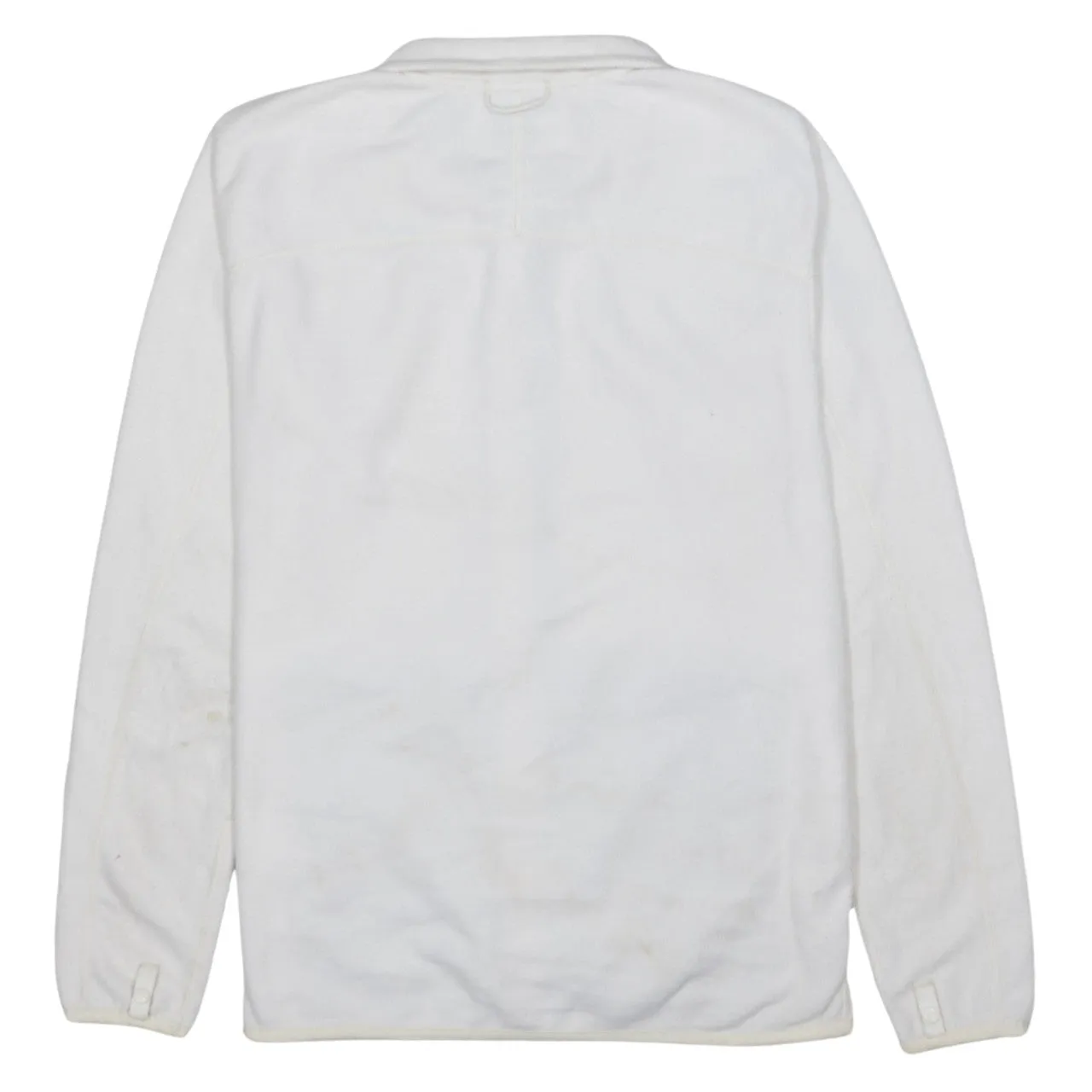The North Face White Fleece Jacket Men's Medium Full Zip Embroidered Logo Pockets sold by Vintage Club product image thumbnail 2