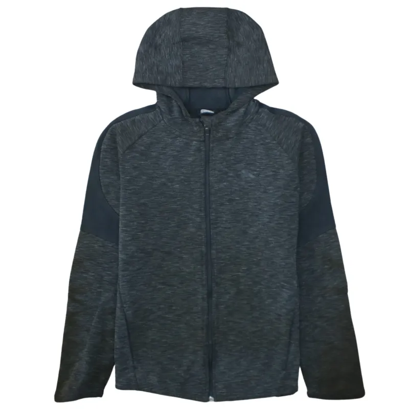 Puma Dark Charcoal Full Zip Hoodie Women’s XXLarge Subtle Logo Panel Sleeves Casual Top sold by Vintage Club