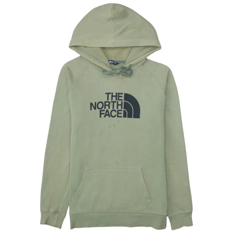 The North Face Sage Green Hoodie Women’s Medium Printed Logo Front Pocket Pullover Sweatshirt made by The North Face