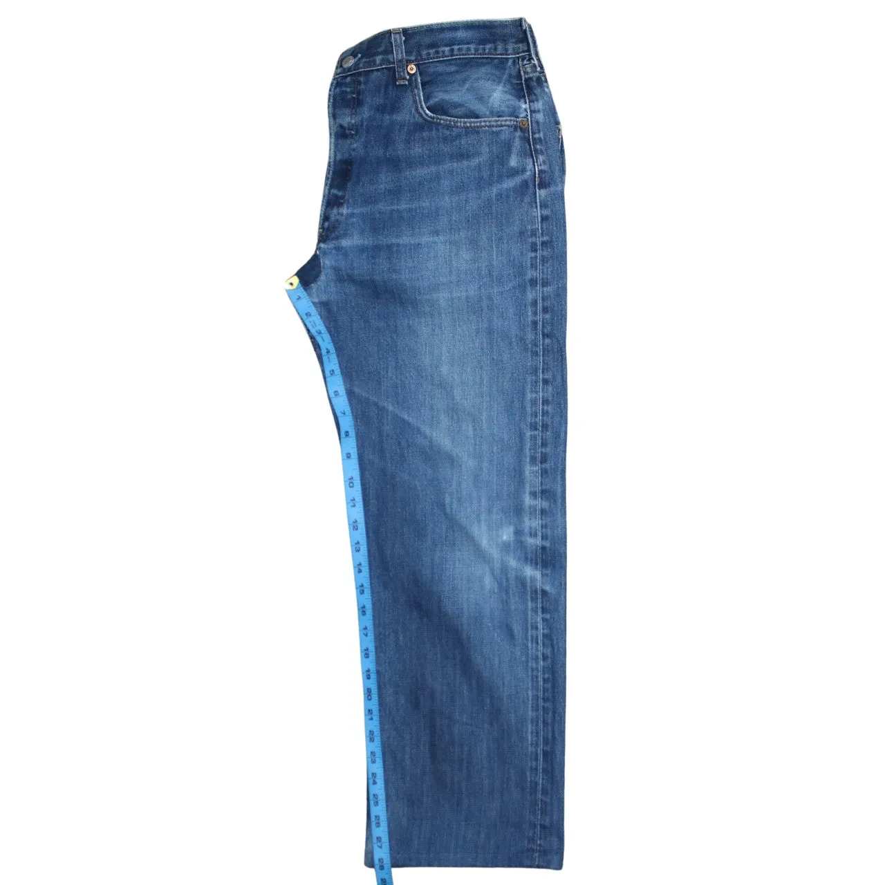 Levi Strauss Blue Jeans Men's 36 Straight Leg Five Pocket Denim Trousers Pants sold by Vintage Club product image thumbnail 5