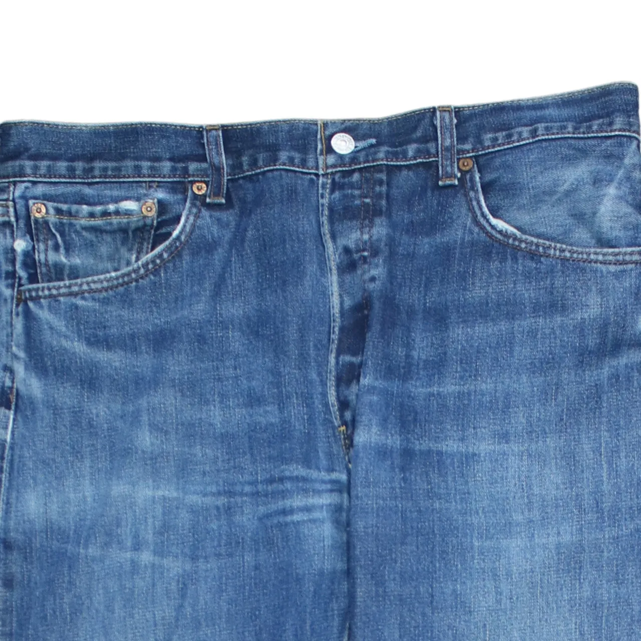 Levi Strauss Blue Jeans Men's 36 Straight Leg Five Pocket Denim Trousers Pants sold by Vintage Club product image thumbnail 3