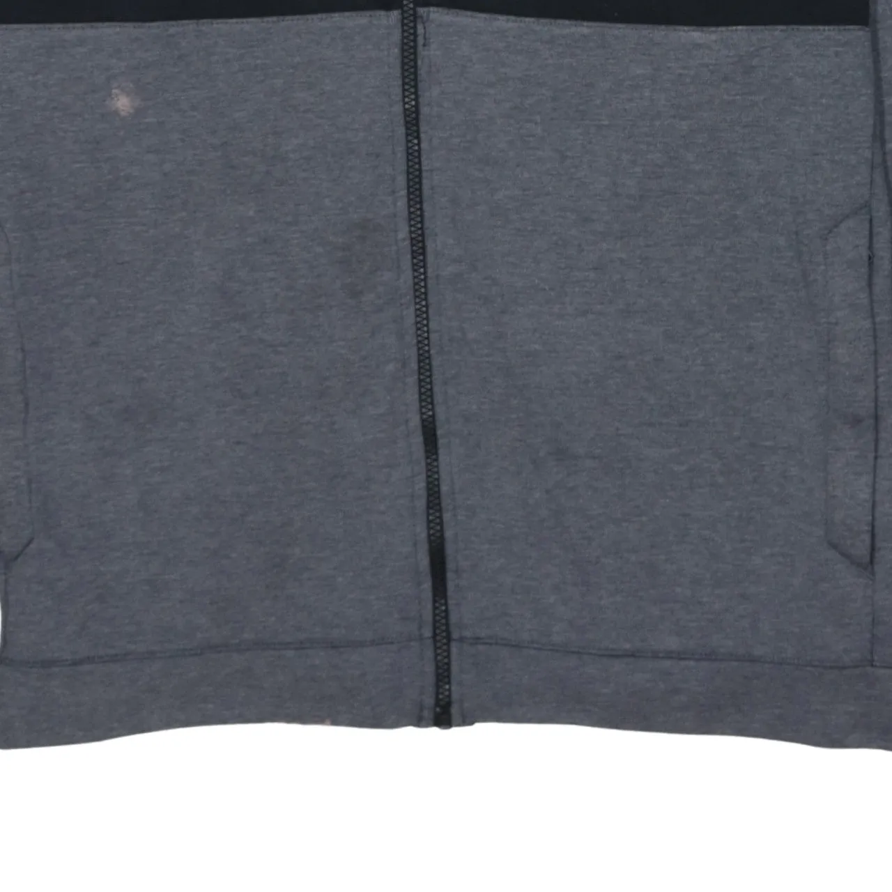 Nike Grey Black Full Zip Hoodie Women’s XLarge Printed Logo Cuff Branding Casual Top sold by Vintage Club product image thumbnail 4