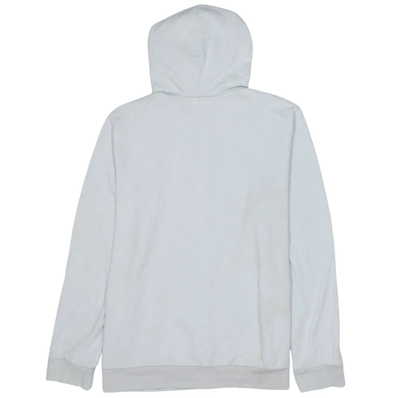 Adidas Light Blue Full Zip Hoodie Women’s XLarge Printed Sleeve Logo Casual Sweatshirt Top sold by Vintage Club product image thumbnail 2