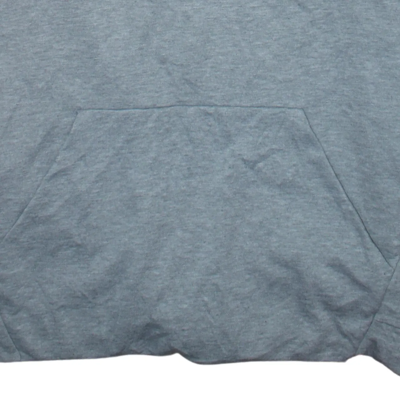 Nike Grey Hoodie Women’s XLarge Printed Swoosh Logo Front Pocket Pullover Sweatshirt sold by Vintage Club product image thumbnail 4