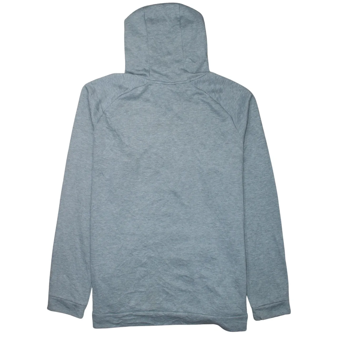 Nike Grey Hoodie Women’s XLarge Printed Swoosh Logo Front Pocket Pullover Sweatshirt sold by Vintage Club product image thumbnail 2