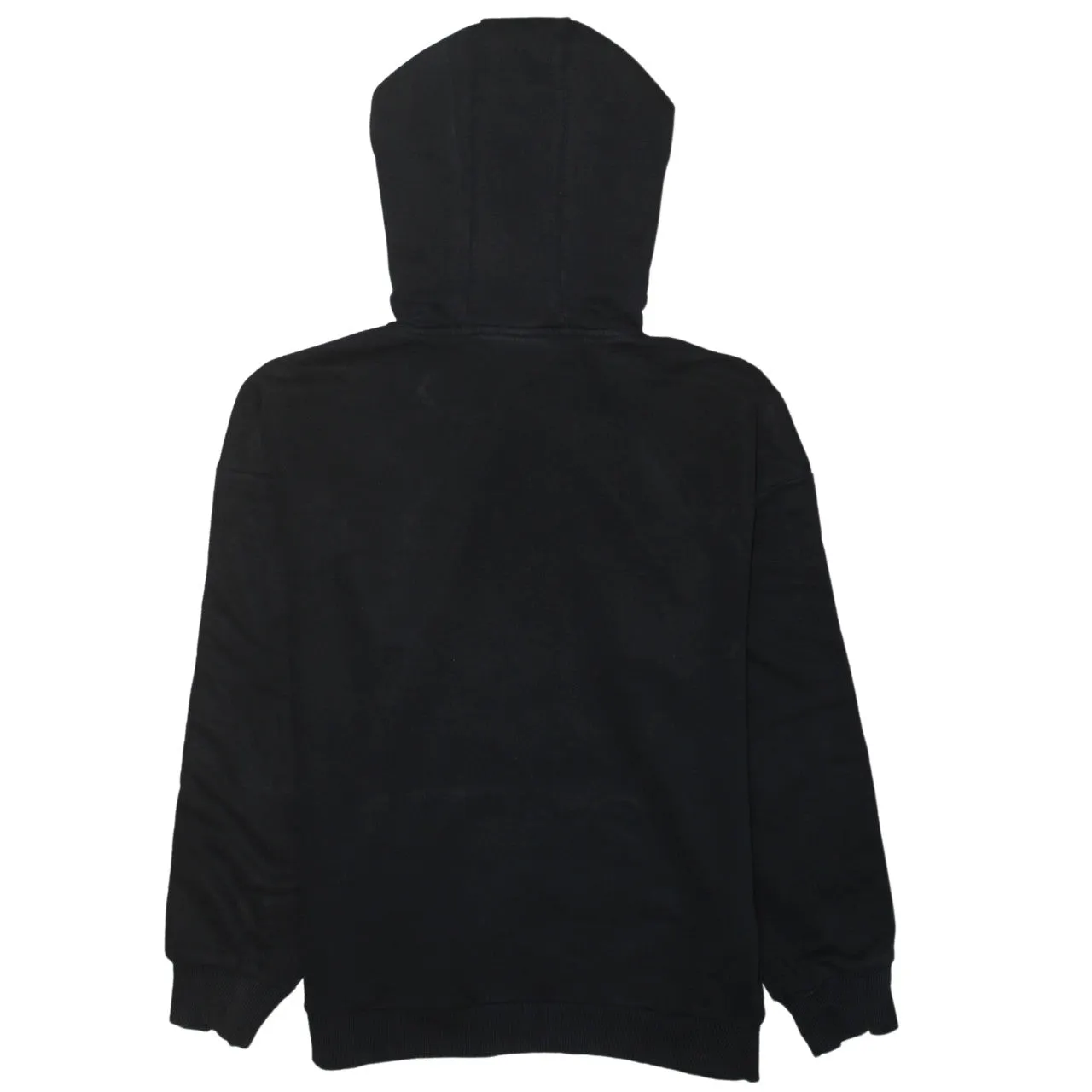 Fila Black Hoodie Men's Medium Taped Sleeves Embroidered Logo Front Pocket Pullover Sweatshirt sold by Vintage Club product image thumbnail 2