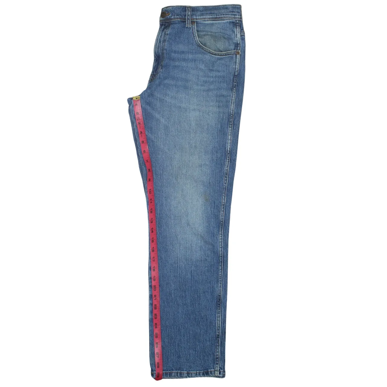 Wrangler Blue Jeans Men's W33 L30 Texas Straight Leg Five Pocket Denim sold by Vintage Club product image thumbnail 5