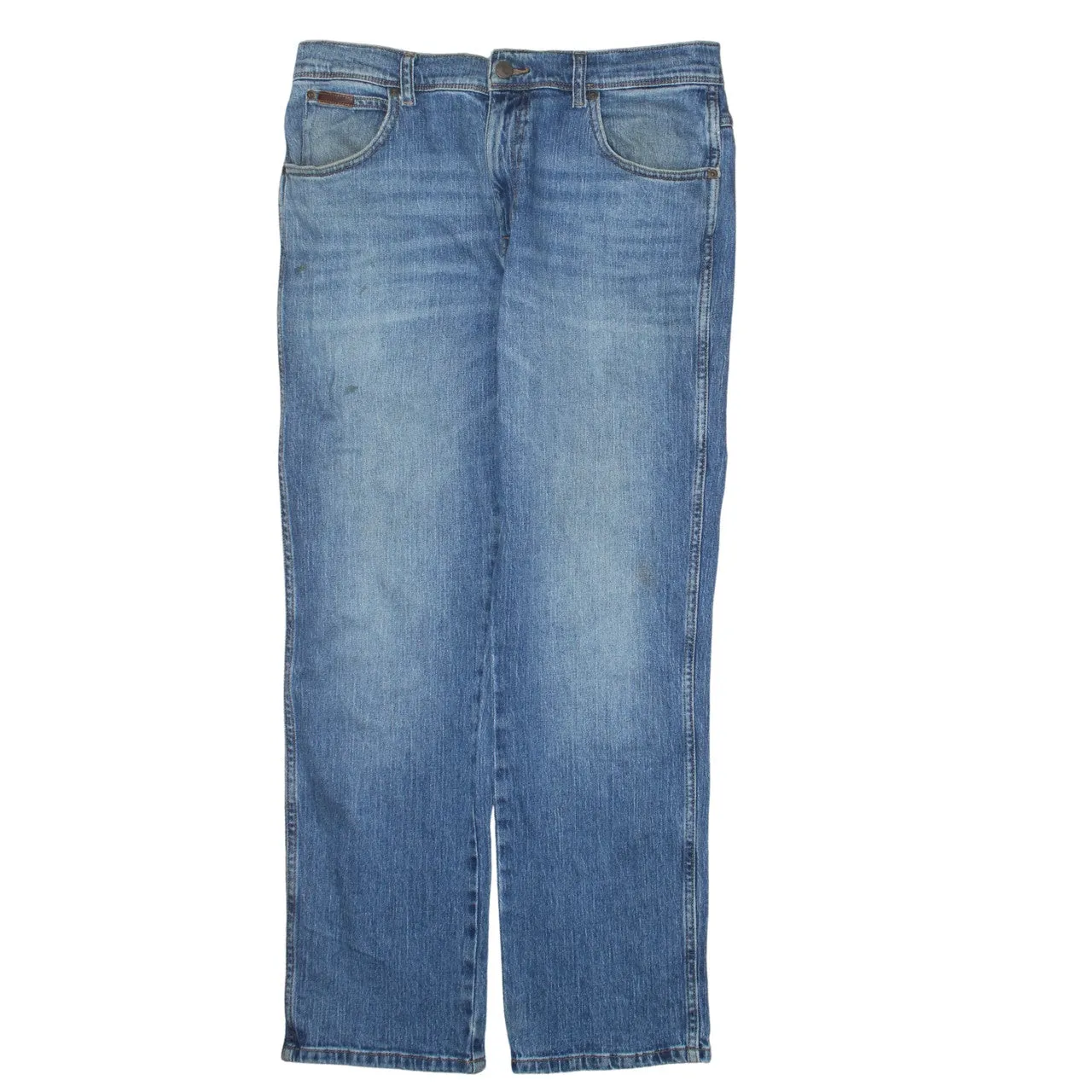 Wrangler Blue Jeans Men's W33 L30 Texas Straight Leg Five Pocket Denim sold by Vintage Club product image thumbnail 2