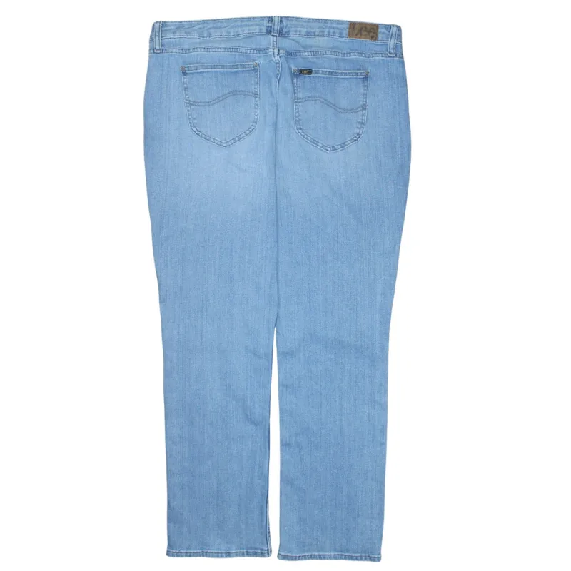 Lee Light Blue Jeans Men’s 40 Straight Leg Five Pocket Classic Denim Pants made by Lee
