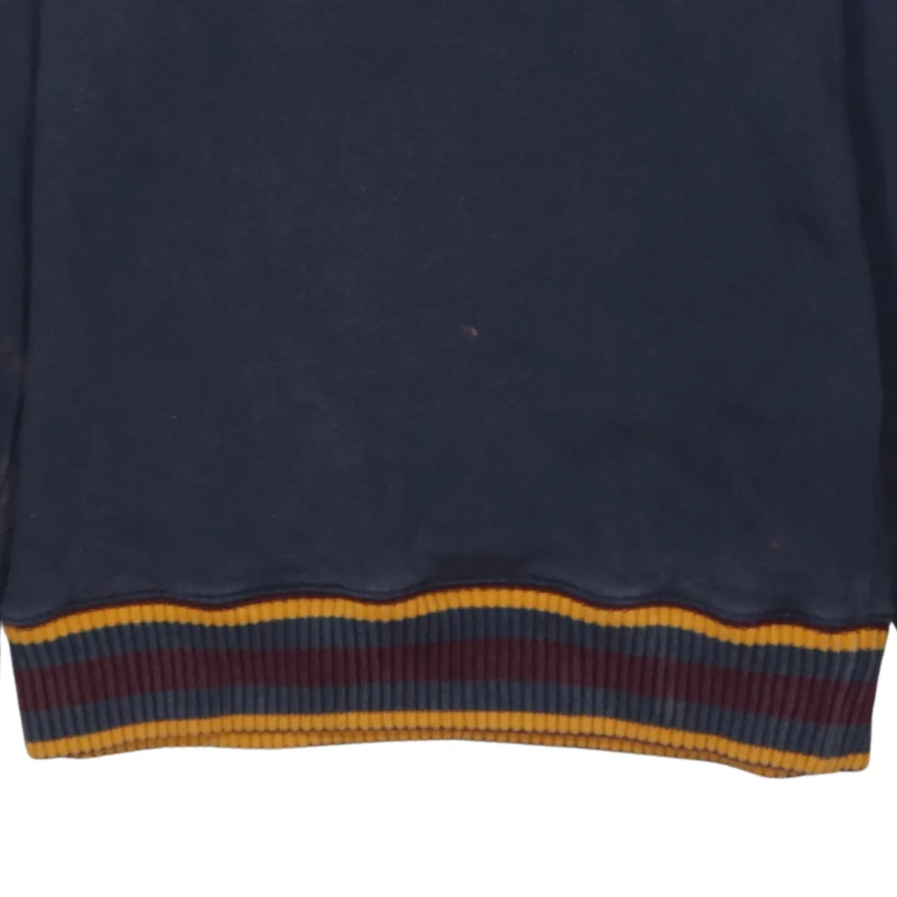 Champion Navy Blue Hoodie Women’s Small Embroidered Script Logo Ribbed Hem Cuffs Pullover sold by Vintage Club product image thumbnail 4