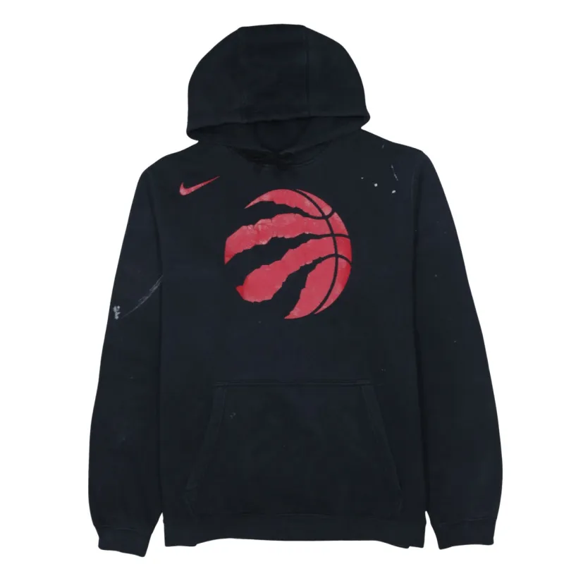 Nike Black Hoodie Men’s XLarge Printed Red Basketball Logo Pullover Sweatshirt made by Nike
