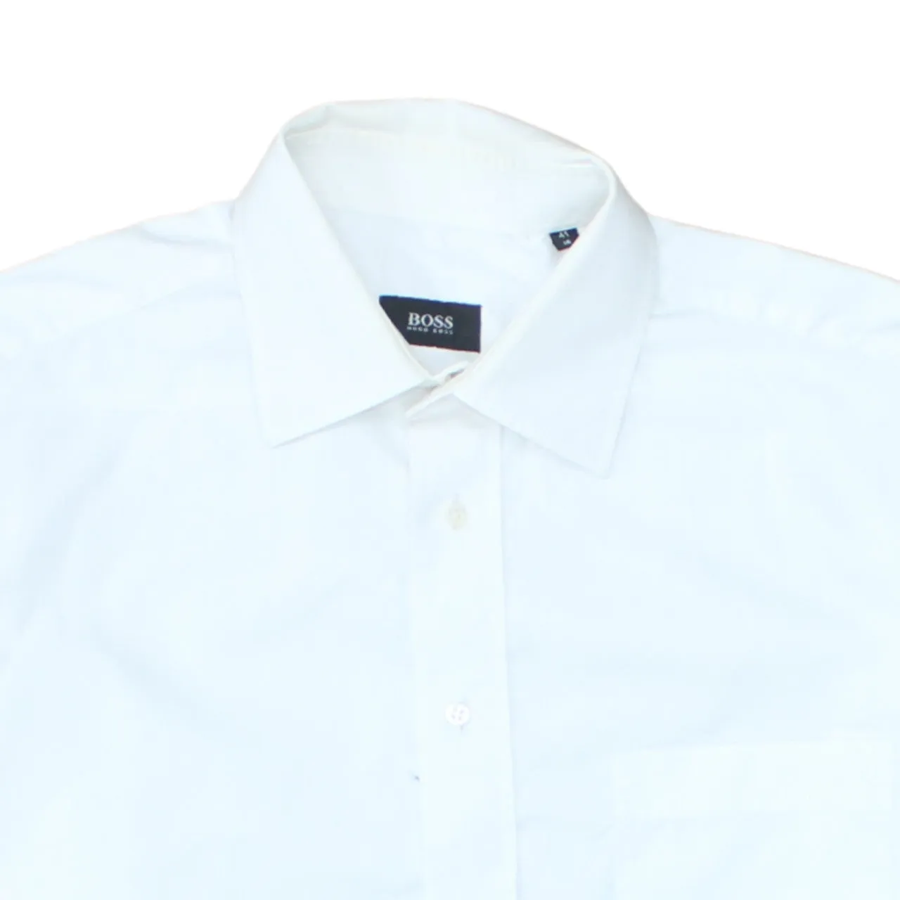 HUGO BOSS White Shirt Men’s XLarge Classic Long Sleeve Button Front Pocket sold by Vintage Club product image thumbnail 3