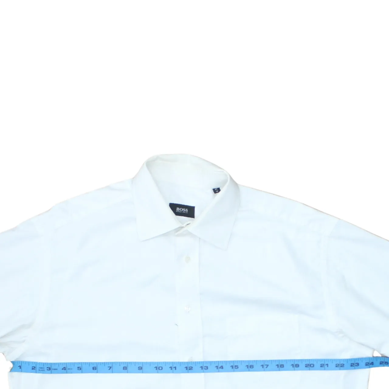 HUGO BOSS White Shirt Men’s XLarge Classic Long Sleeve Button Front Pocket sold by Vintage Club product image thumbnail 5