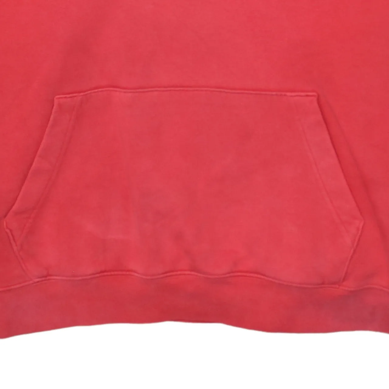 Nike Red Hoodie Men’s Large Embroidered Swoosh Logo Front Pocket Pullover Sweatshirt sold by Vintage Club product image thumbnail 4