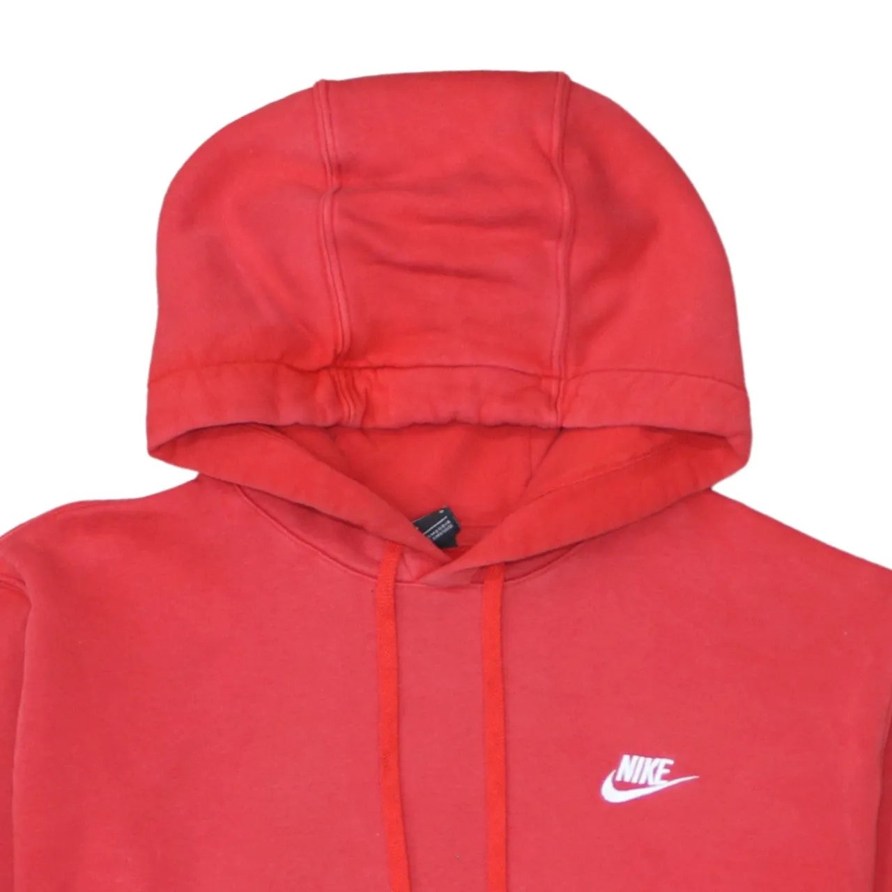 Nike Red Hoodie Men’s Large Embroidered Swoosh Logo Front Pocket Pullover Sweatshirt sold by Vintage Club product image thumbnail 3