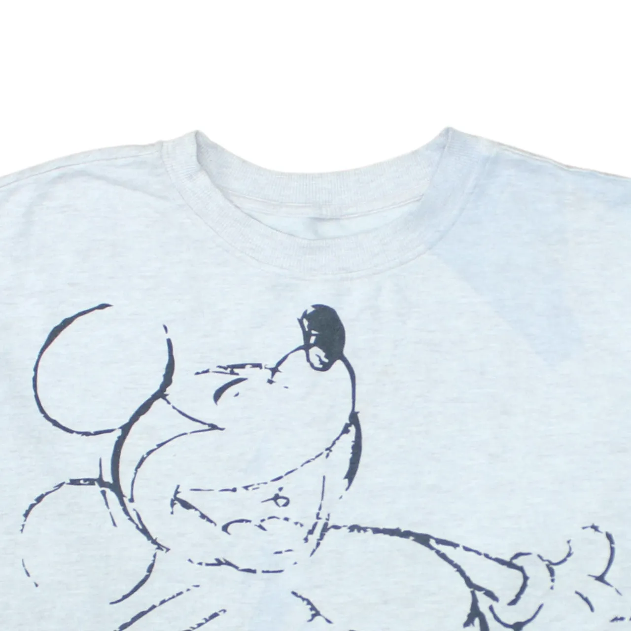 Disney Light Grey Sweatshirt Women’s XLarge Printed Mickey Graphic Crewneck Pullover Top sold by Vintage Club product image thumbnail 3