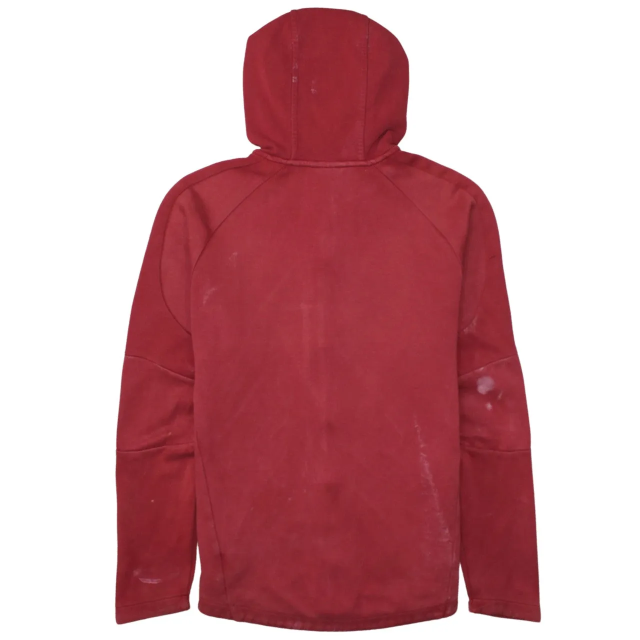Puma Burgundy Red Hoodie Men's Large Full Zip Embroidered Logo Pocket Casual Sweatshirt sold by Vintage Club product image thumbnail 2