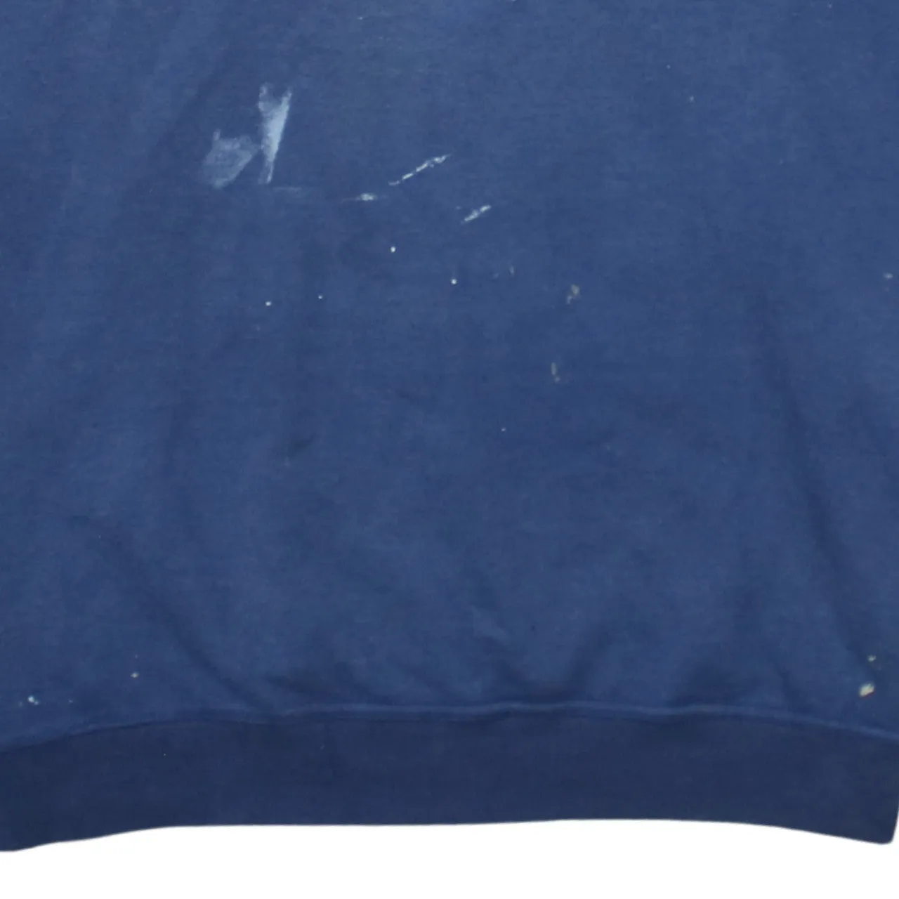 Adidas Navy Blue Sweatshirt Men's Medium Embroidered Chest Logo Fleece Crewneck Pullover sold by Vintage Club product image thumbnail 4