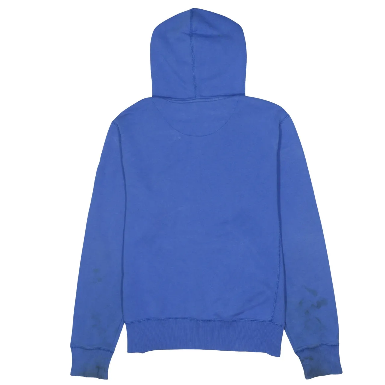 Nike Blue Hoodie Men's Medium Embroidered Swoosh Front Pocket Pullover Sweatshirt sold by Vintage Club product image thumbnail 2