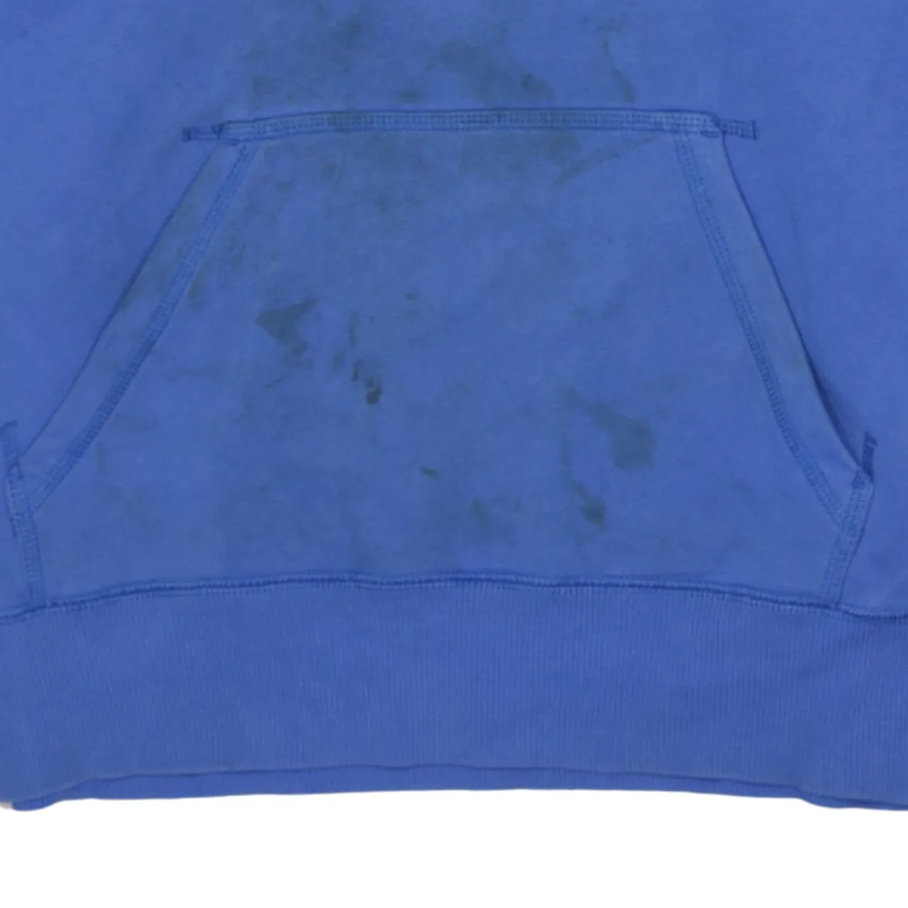 Nike Blue Hoodie Men's Medium Embroidered Swoosh Front Pocket Pullover Sweatshirt sold by Vintage Club product image thumbnail 4