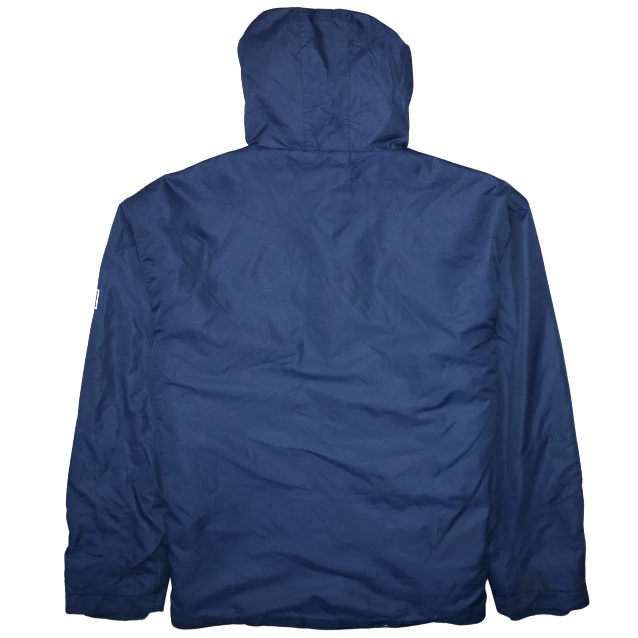 Fila Navy Blue Parka Men’s XLarge Faux Fur Hood Embroidered Logo Zip Pockets Jacket sold by Vintage Club product image thumbnail 2