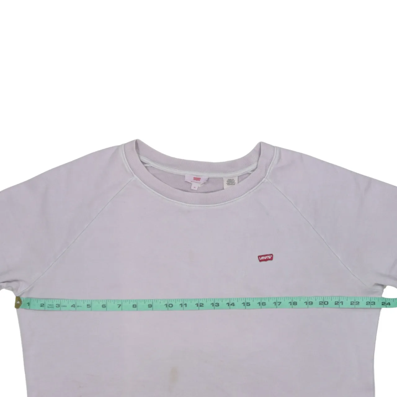 Levi's Light Pink Sweatshirt Men's Medium Small Chest Logo Crewneck Pullover Top sold by Vintage Club product image thumbnail 5