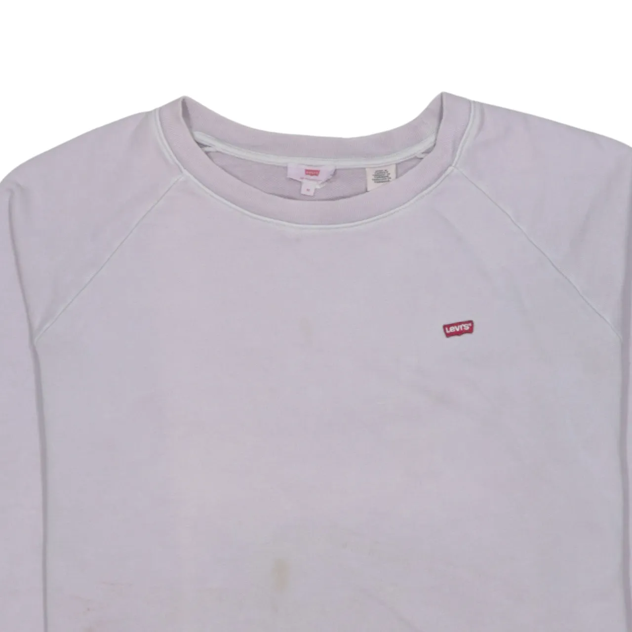 Levi's Light Pink Sweatshirt Men's Medium Small Chest Logo Crewneck Pullover Top sold by Vintage Club product image thumbnail 3